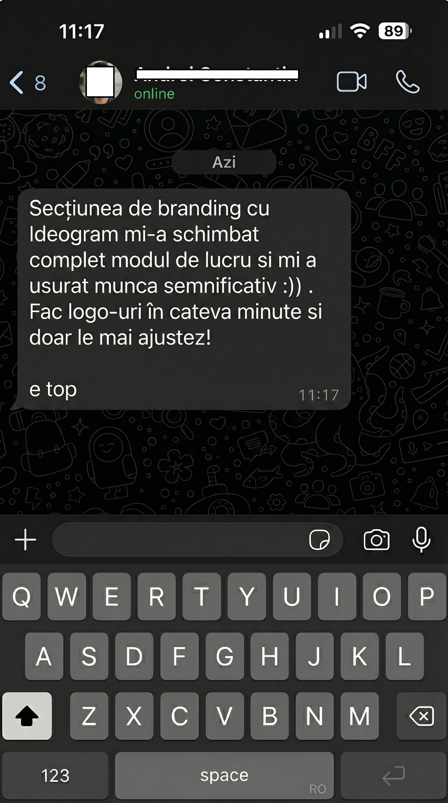 Testimonial cursant