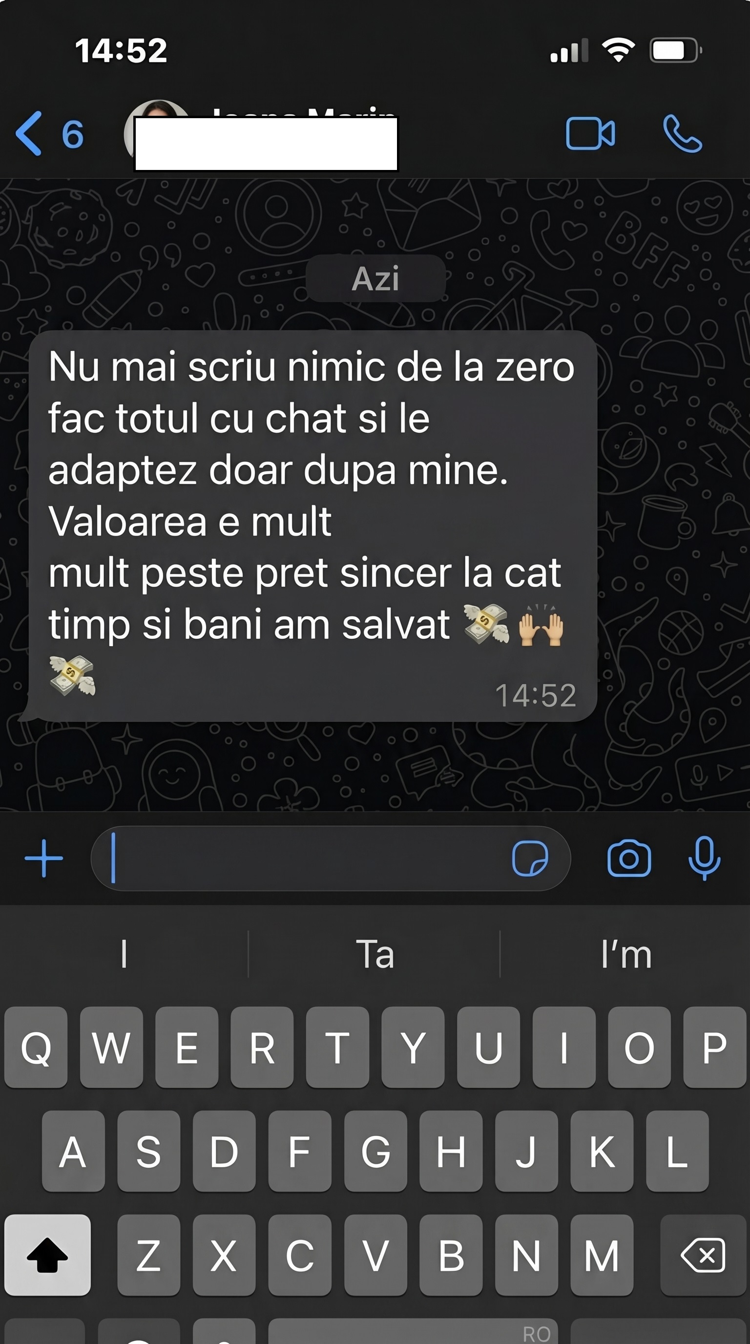 Testimonial cursant